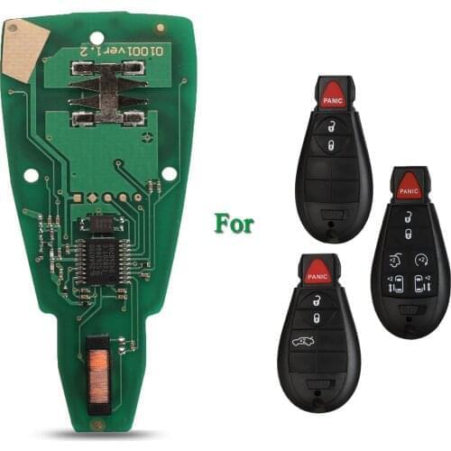 Bilchave 433Mhz ID46 PCF7941 Chip Remote Car Key Circuit Board Fob For Jeep Chrysler Town Commander Grand Cherokee