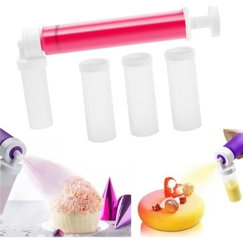 Cake Manual Airbrush Spray Gun Cake Coloring Baking Decoration Tools Desserts Spraying Coloring Sprayer Duster Pastry Tool