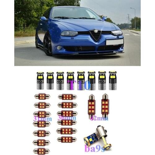 Interior LED Lights Replacement for Alfa Romeo 159 145 146 147 155 156 164 166 33 4C Accessories Package Kit WHITE