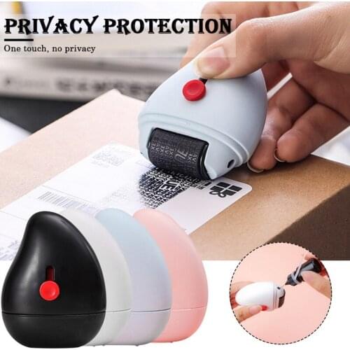 Identity Privacy Protect Stamp Security Theft Guard ID Security Roller Information Coverage Messy Code Data Protector Stamps