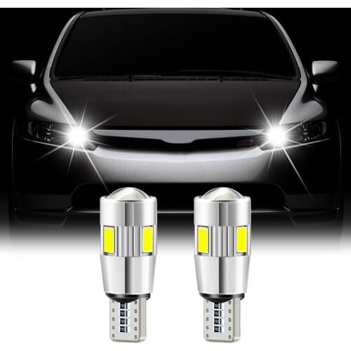 2x Car LED Bulb T10 W5W LED Signal Light Canbus No error for Audi A4 A6 A3 A5 Q3 Q5 Q7 BMW E46 E39 E90 E36 E60 E34 E30 F30 F10