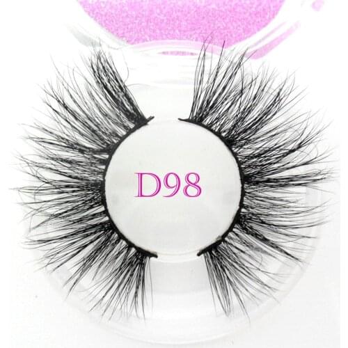 Baiside High quality 3D real mink 25mm lashes luxury mink strip custom packaging box