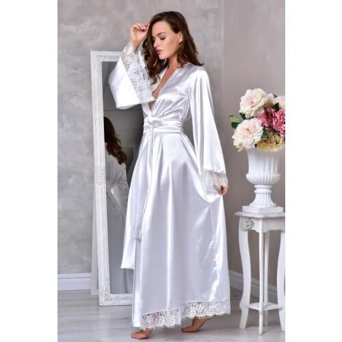 White Kinono Gowns Prom Dresses Lace Maternity Robes Women Photoshoot Bathrobe Fluffy Party Sleepwear Custom Made