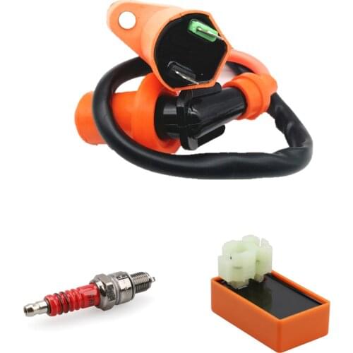 High Performance Digital Ignition System Kit With CDI Unit Box Coil Plug for Scooter ATV GY6 125 GY6150 50cc 100cc 125cc Motos