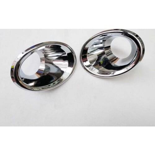 Abs Chrome Front Fog Light Decorative Frame Cover for Nissan Nv200 Evalia 2010 2013 2014 2015 2016 Car Styling Accessories 2Pcs