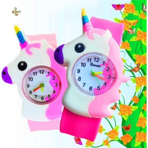 Pony Wrist Watch Children Kids Watches Boys Girls Gift Electronic Digital Sports Children Watch Students Clock Baby Unicorn Toys