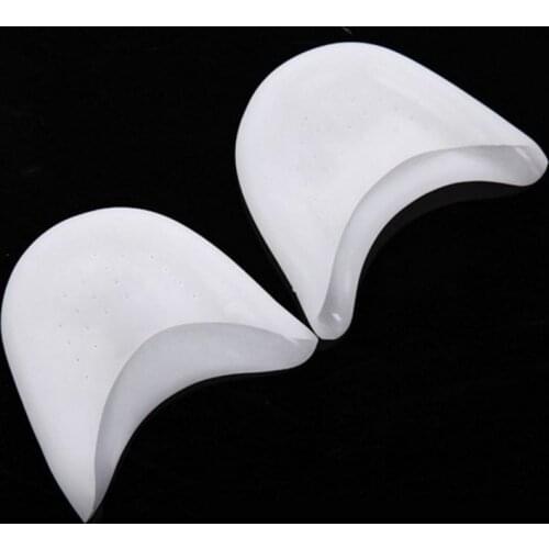 Forefoot silicone cover toe protection cover falt foot dance ballet Arch Gel insoles pads Insert Cushion 1pair=2pcs BJ523
