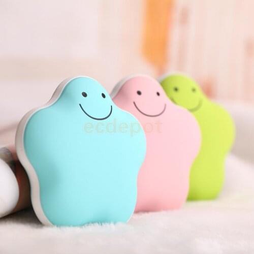 Lucky Star Shape Multi functional Portable Hand Warmer with 3600mah Power Bank Christmas Gift