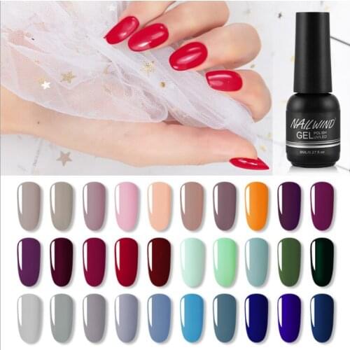 Matte Gel Nail Polsih Hybrid Semi Permanent UV LED Base Top Coat Nail Gel For Nail Art Manicure Set Gel Polish