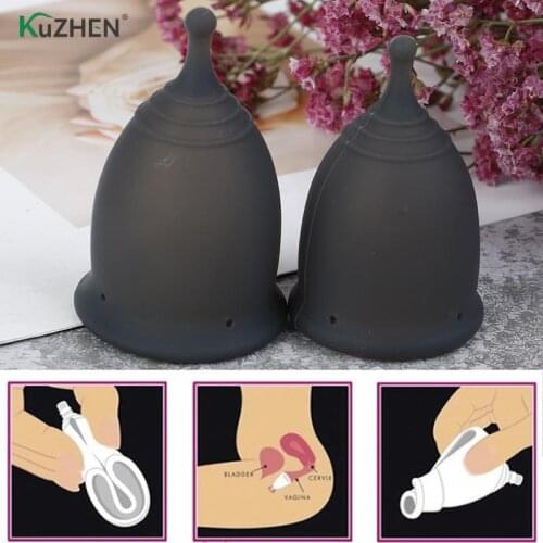 Menstrual Cup For Women Feminine Hygiene Medical 100% Silicone Cup Menstrual Reusable Lady Cup Collector Menstrual