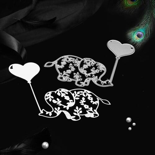 Elephant Dies Animal Metal Cutting Dies for Scrapbooking Die Cut Stitch Craft Dies Troqueles New Die for 2019 Stencil