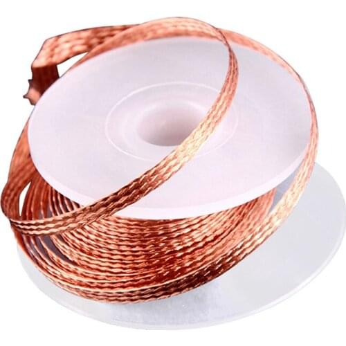 1.5m Desoldering Braid Welding Solder 1.5mm 2mm 2.5mm 3mm 3.5mm Remover Wick Wire Lead Cord Flux Phone Computer Repair Tool