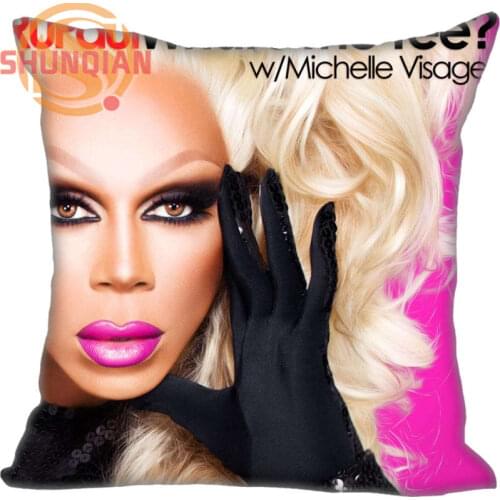 Hot Sale RuPaul Pillowcase Wedding Decorative Pillow Case Customize Gift For Pillow Cover A311&75