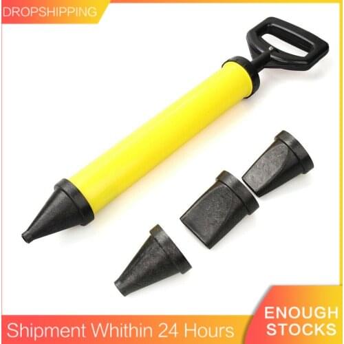 New Upgrade Caulking Gun Stainless Steel Grouting Gun With 4 Nozzles Cement Lime Pump Grouting Mortar Sprayer Multifunction