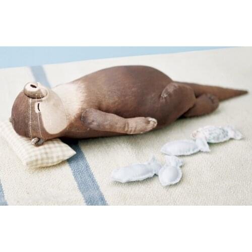 Animal Wrist Rest for Keyboard Sea Otter Plush, Stuffed Animal, Plush Toy