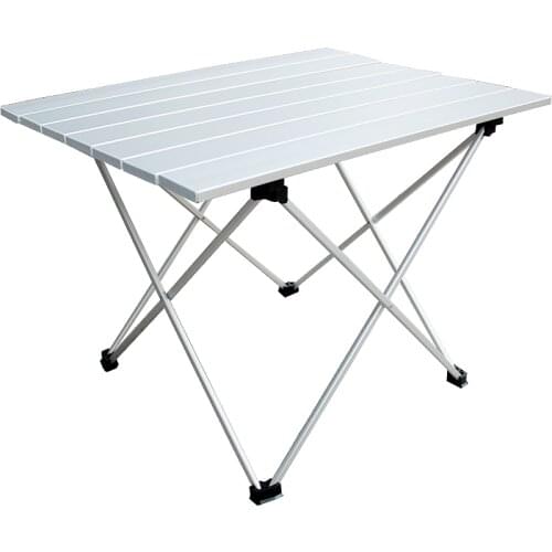 Portable Ultralight Camping Aluminum Alloy Mini Picnic Table For Fishing Outdoor & Garden