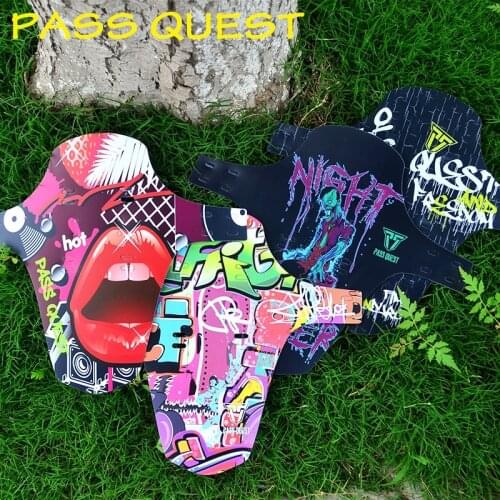 PASS QUEST Bike Fenders MTB Mountain Road Bicycle Front Rear Universal Fork Bridge Mudguard Cycling Accessories DH AM FR Fender