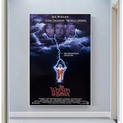V0676 The Witches of Eastwick Vintage Classic Movie Wall Silk Cloth HD Poster Art Home Decoration Gift