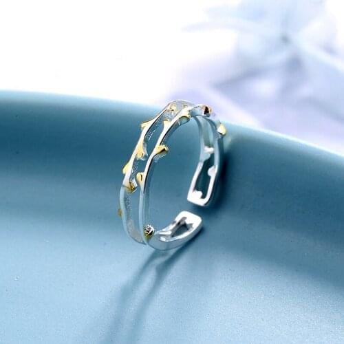 Punk Vintage Branch Rings For Women Boho Female Charms Jewelry Men Antique Knuckle Ring Fashion Party Gift