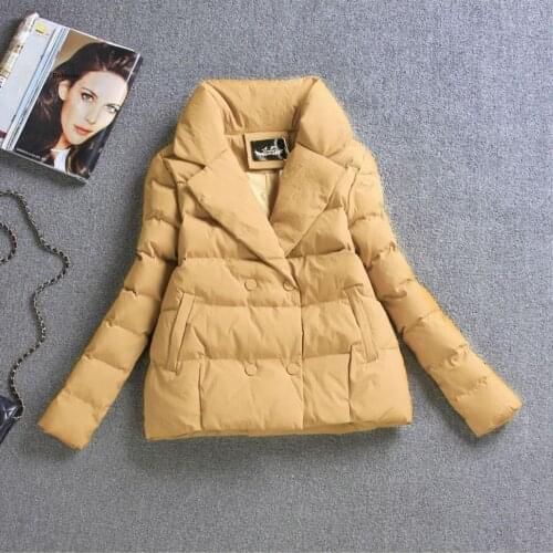 Winter Jacket Coat Women Parka Cotton Clothing Short Coat 2020 Autumn And Winter New Style Slim Cotton Jacket Ladies Thin Coat