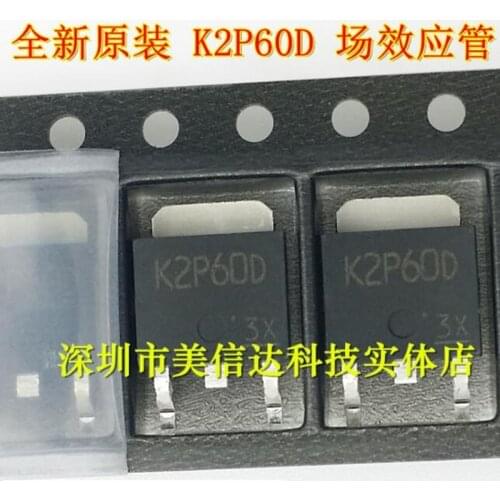 10PCS K2P60D TK2P60D 2A 600V TO-252 IC