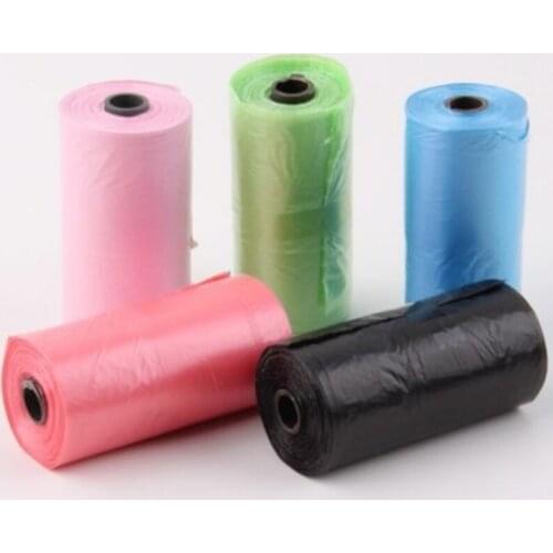 2 Roll 40 pcs Dogs Cats Pooper Bags Biodegradable Garbage cleaning up Garbage bags Pet Dog Waste Bags For All Pets Random Color