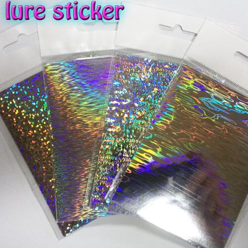 2018new lure skin lure stickers color scale 4kinds 2papers each bag total 8paper/lot length 7.3cm*10cm