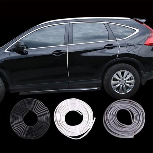 5Meter/lot Car Sticker Anti-collision Rubbing Strips Cover Auto Door Scratch Protector Car Styling Invisible Decorative Tape