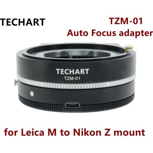 TECHART TZM-01 Lens Adapter Auto Focus M-Z Mount for Leica M Lens to Nikon Z Mount Cameras Adapter Z5 Z6 Z7 Z50
