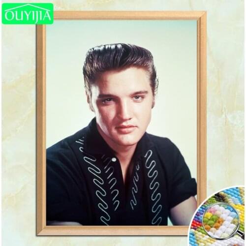 The Hillbilly Cat Elvis Presley 5D DIY Diamond Painting Full Square Diamond Embroidery Picture Of Rhinestone Mosaic Painting