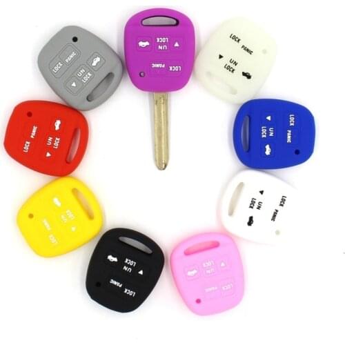 5 Button Silicone Rubber Key Case Cover for Lexus GX470 RX350 ES300 RX300 RX400h LS LX NX RC RX SC GS Key
