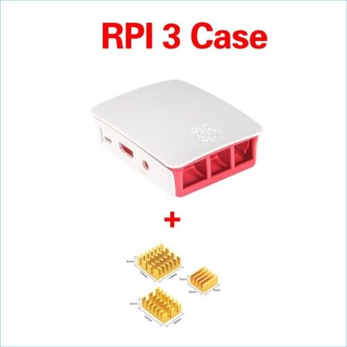 S ROBOT Raspberry Pi 3 Case Official ABS enclosure Raspberry pi 2 box shell from the Raspberry Pi Foundation+Cooling Fan RPI106