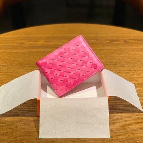 Sheepskin Woven Driving License Holder Couple Models Rich Colors 100% Genuine Leather Soft Ultra-Thin Credit Card Holder 2021New