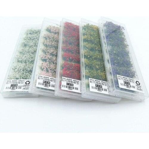 Long Flower Clusters Vegetation Green Leaves Military Model Scene Train Sand Table Diy Material Powder for Train Layout Building