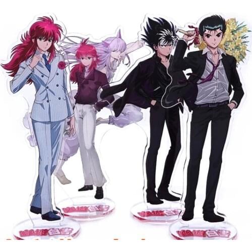 15cm Japanese anime figure YuYu Hakusho Kurama/fleeting shadow Acrylic action figure collectible model toys for boys