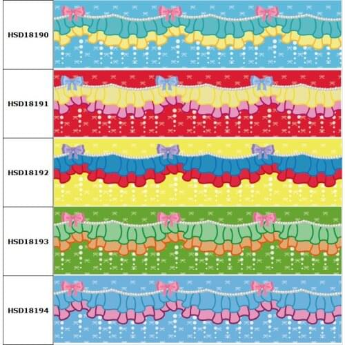 HSDCraft 25mm 38mm 75 mm Hot Sell Colorful Ribbons for Crafts Decoration 10 Yard for DIY Bow Bag Material Handmade