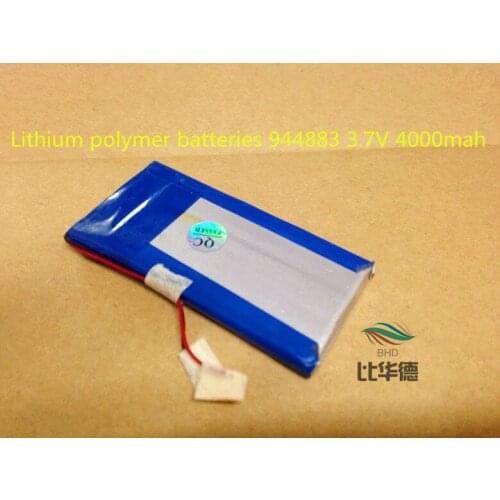 Lithium polymer batteries 944883 3.7V 4000mah
