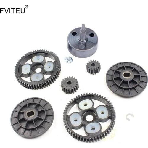 FVITEU 58T/16T and 55T/19T metal upgraded gear set for 1/5 hpi rovan baja 5b ss king Motor