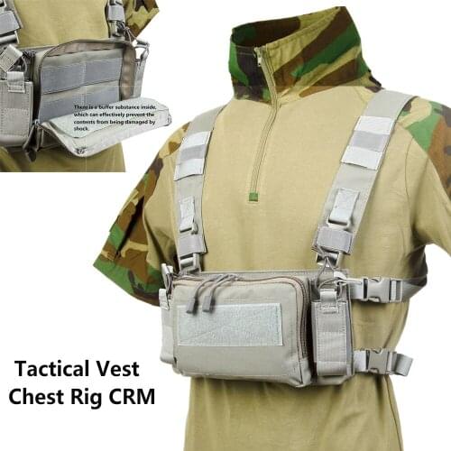 H Harness D3 Tactical Vest Chest Rig 5.56 M4 magazines Pack Pouch Airsoft Accessories Carrier Vest Military BK/CB/OD/GY Colors