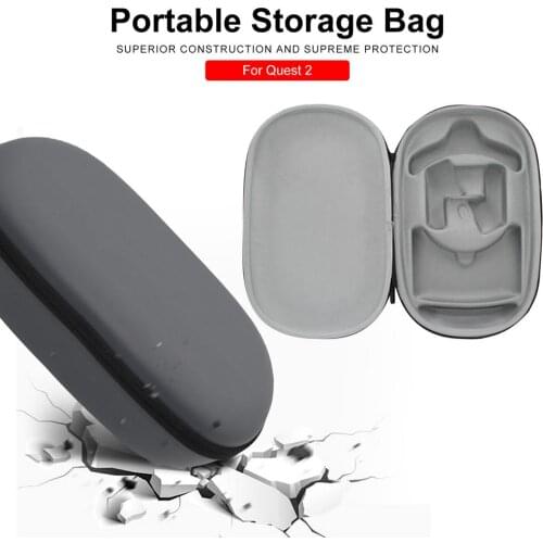 Portable Storage Bag For Oculus Quest 2 VR Headset Shockproof Virtual Reality Travel Carrying Case For Quest/Quest 2 Accessories