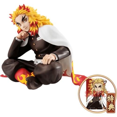 Pre-Sale Demon Slayer Rengoku Kyoujurou Anime Dolls Figures Collectibles Pvc Model Toys Hand-Made Model Decoration Doll Toy Gift