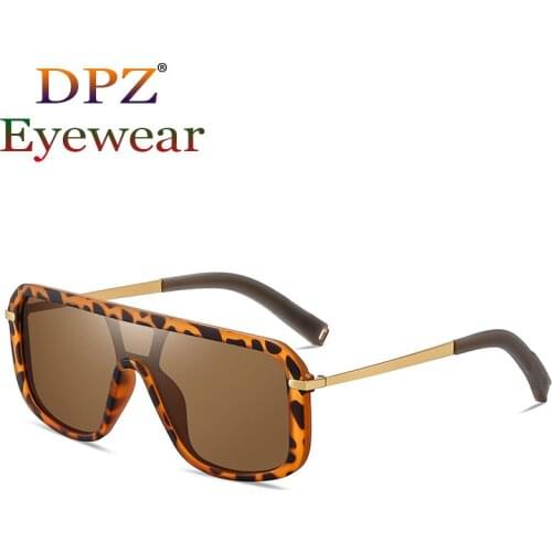 2021 Fashion Cool Shield Style Flat Top Polarized Sunglasses Women Men Vintage Classic Brand Design Sun Glasses Oculos De Sol