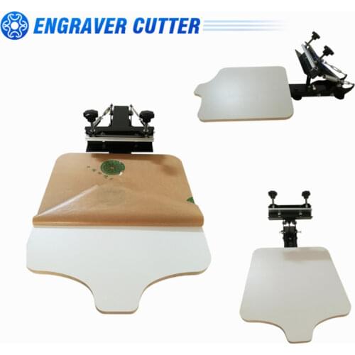 Manual 1 Color 1 Station Silk Screen Printing Machine 1-1 Press DIY T-Shirt Printing