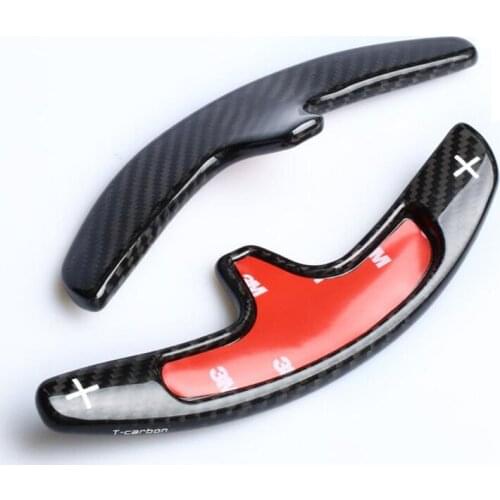 Lengthen Style Carbon fiber Steering wheel shift paddle Fit For Porsche 991