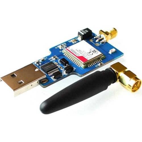 Usb To Gsm Serial Gprs Sim800C Module Bluetooth Computer Control + Antenna