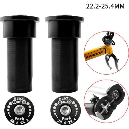 Cycling Fork Adapter Aluminum Alloy 22.2/25.4 To 28.6mm Folding Bicycle Bike Fork Riser Expansion Hanging Core