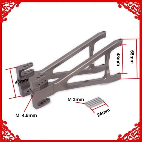 Rear Lower Suspension Arm a-Arm For Rc Hobby Car 1/10 Traxxas E-Revo Revo3.3 Upgraded Parts T4130 5333