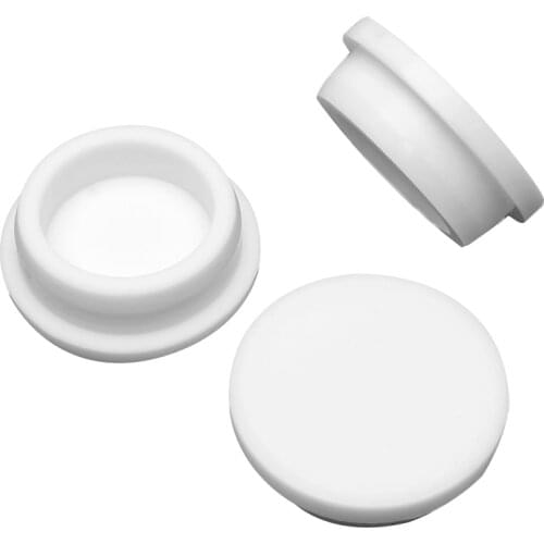 1/2/5/10pcs White Food Grade Silicone Rubber Plug 15mm~37.6mm Sealing Plug Dust Plug Screw Hole Plug