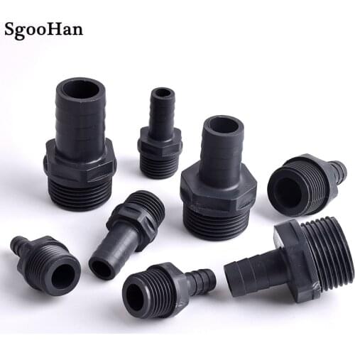 1~20pcs O.D 8~20mm To 1/2"~3/4" Male Thread Pagoda Connector Garden Hose Adapter Irrigation Pipe Soft Hose Joint Accessories