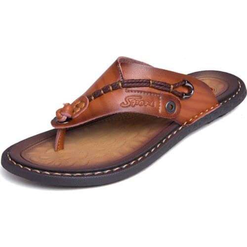 2021 Flip Flops Soft comfortable Microfiber Leather Slippers Beach Slipper Flip Flop Summer Shoe For Men size 38-47